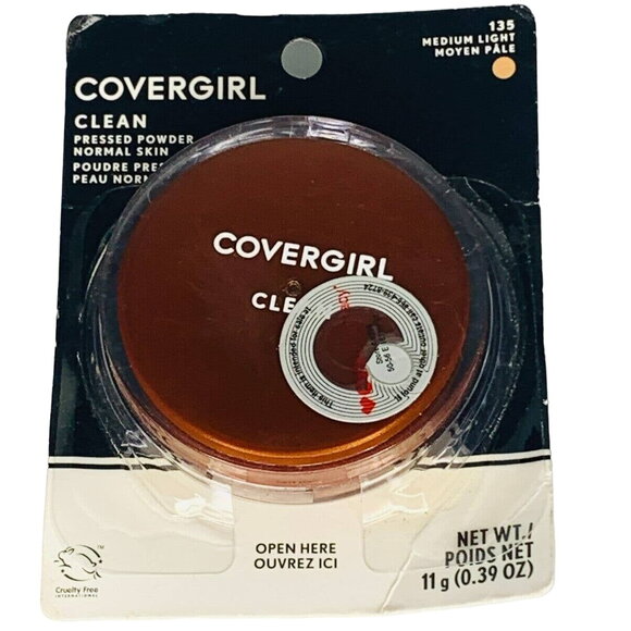 COVERGIRL Clean Pressed Powder Normal Skin, Medium Light - Picture 1 of 3